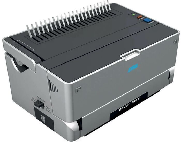 Elektrický vázací stroj na kroužkovou vazbu DSB CB-200E | Prodej vázacích strojů