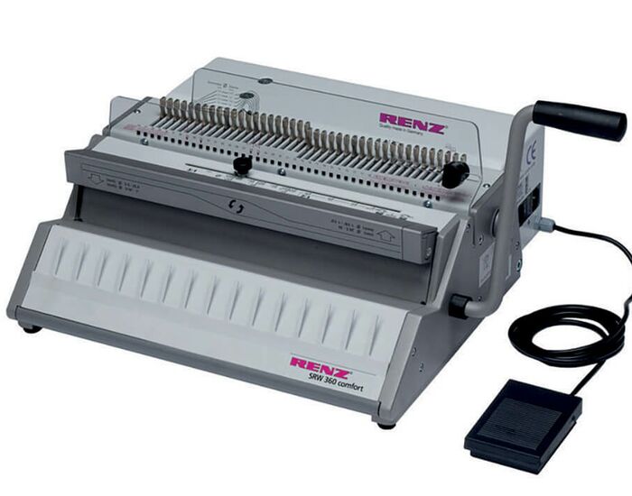Vázací a děrovací stroj RENZ ECO S 360 / ECO S Comfort Plus | Prodej vázacích strojů