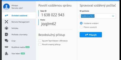 TeamViewer | Vzdálená popora